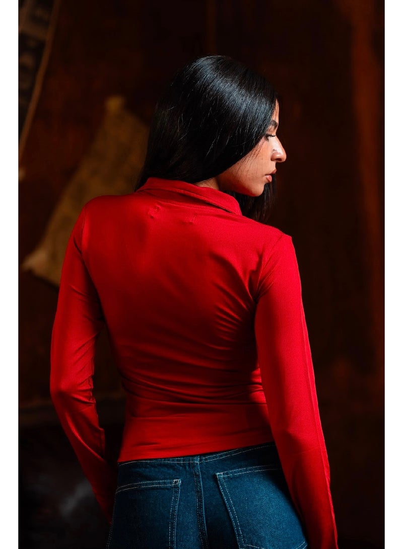 كنزه توب كم طويل بسوستة - Image 4